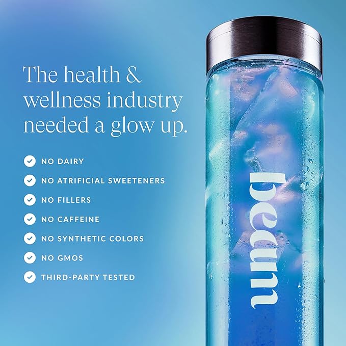 Beam Glow, Hormone Balance for Women, Thyroid Support for Women, Natural Hormone Support Powder with Selenium and Bromelain, PMS Relief, Energy, Hair Skin & Nails, Vegan, No Sugar, 15 Servings