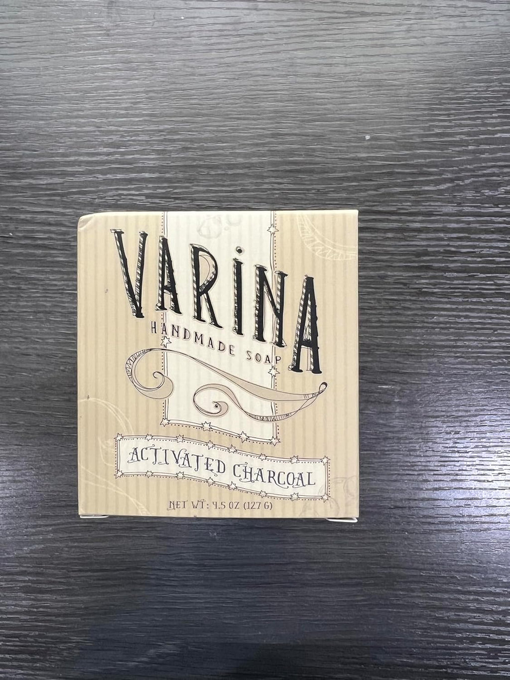 Varina Organic Charcoal Variety Bar Soap - Gentle Cleansing for Sensitive Skin, Herbal and Mint - 5 Pack