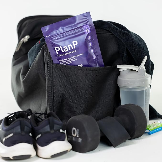 PlanP – Premium All-Natural Diuretic Gummies for Bloating & Water Retention Relief – Plant-Based Formula with Dandelion, Cranberry & Hibiscus – 60 Gummies (30-Day Supply) Made in The USA