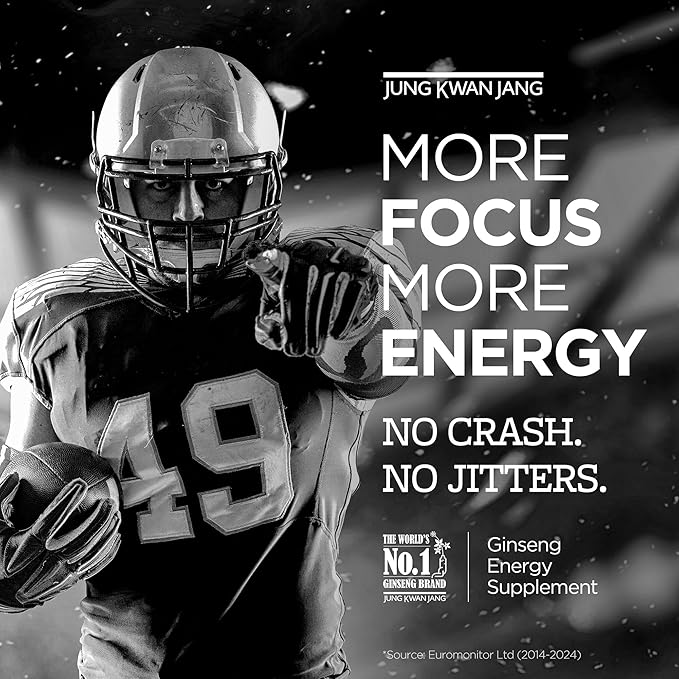 JUNG KWAN JANG Everytime Korean Red Ginseng Extract 1,050mg & Lemon - Vegan Energy Drink Liquid Stick Supplements - No Caffeine, No Gluten, Non-GMO 0.34 fl oz, 10ea (Pack of 6)