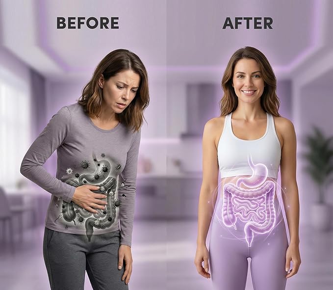 Reset Your Gut & Feel Lighter - ParaCleanse Herbal Supplements for Humans, Formula for Internal Balance, Digestive Comfort & a Clean, Fresh Start with Black Walnut, Wormwood & Olive Leaf (60 Capsules)