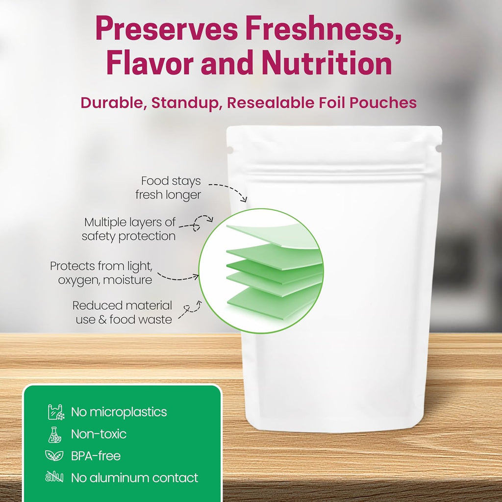 Z Natural Foods Super 8 Berry Blend - Organic Freeze Dried Berry Powder, Fruit Superfood Powder - Delicious Powdered Fruit Berry, Antioxidant Powder for Smoothies, Yogurts, Healthy Drink Mix, 1 lb