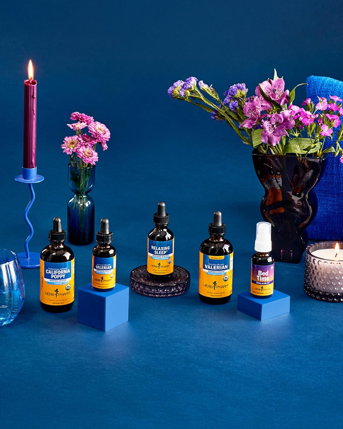 Herb Pharm Organic Valerian Root Liquid Extract, Alcohol-Free: Sleep & Relaxing, Calming Nighttime Sleep Support Supplement, Sugar-Free Herbal Supplement, 1 Oz