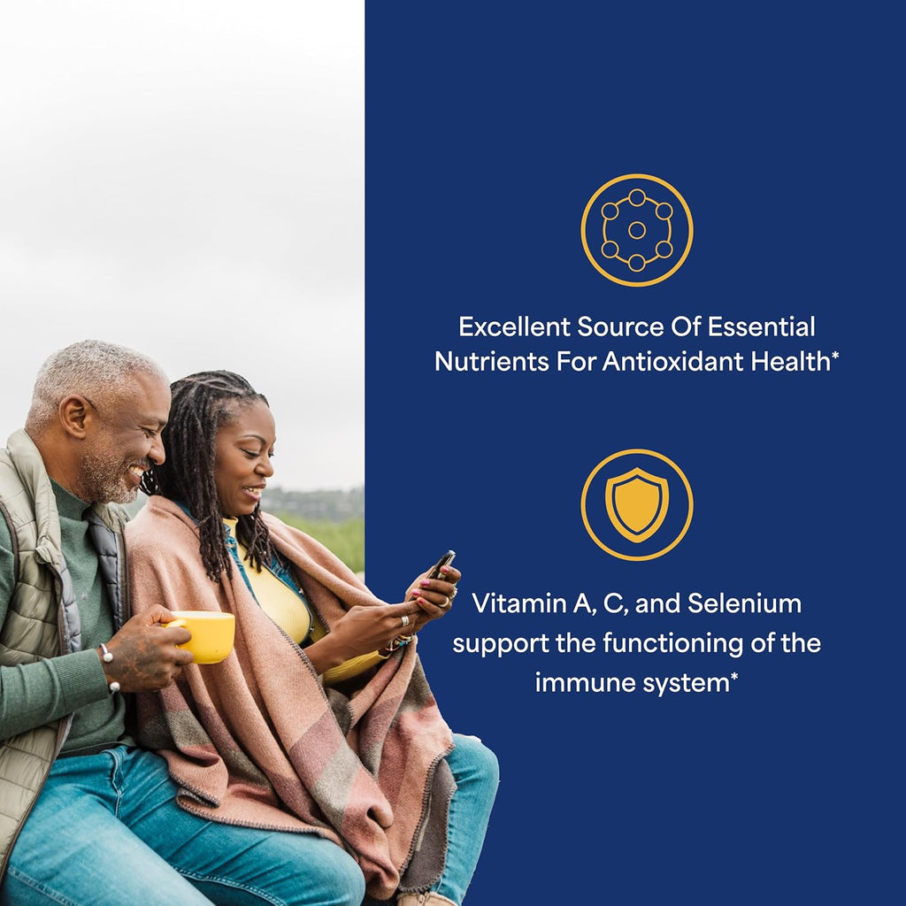 Puritan's Pride Premium Super Synergistic Antioxidant Formula, Dietary Supplement to Help Fight Premature Aging*, Vitamins A, C, E, and Selenium Mineral, 3 Month Supply, 100 Rapid Release Softgels