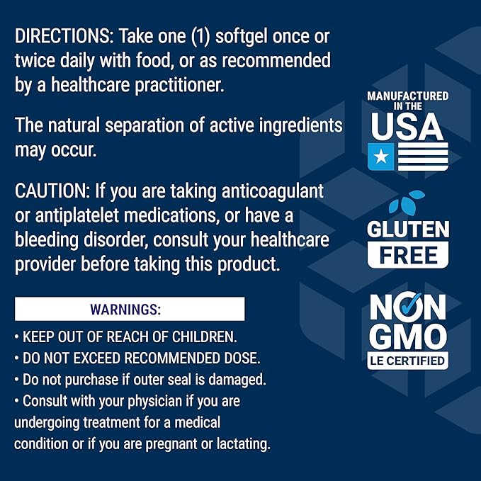 Life Extension Gamma E Mixed Tocopherols & Tocotrienols – Complete Vitamin E Spectrum, Antioxidant Protection – Non-GMO, Gluten-Free – 60 Softgels