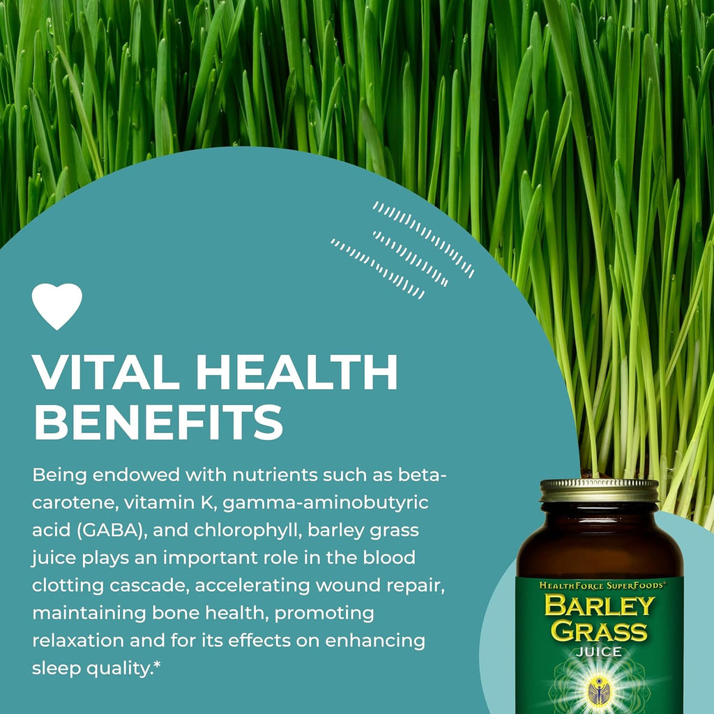 HealthForce SuperFoods Barley Grass Juice – 8 oz Powder