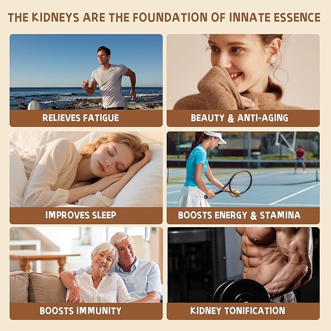 Kidney Tea Formula Ginseng Fifteen Treasure Tea -Upgraded Ginseng Five Treasures,Natural Herbal Blend with 15 Traditional Chinese Herbs Kidney , Caffeine-Free,Detox & Cleanse, Liver Support & Energy Boost For Men Women(1 Pack/30 Bags)(Fifteen treasure)