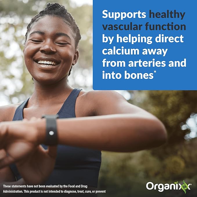 Organixx D3 K2 Supplement, Supports Bone and Immune Health, Bioavailable and Easy Absorption Formula with MCT Oil, for Overall Wellness, Clean Nutrient Blend, Non GMO, 15 ML, 30 Servings