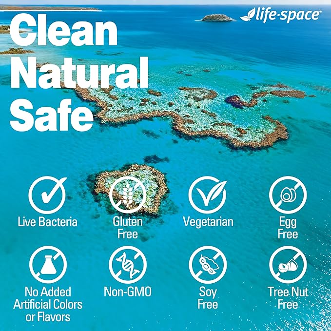 Life-Space Probiotic for Women, Support Healthy Vaginal Microflora & Comfort, Daily Supplement for Women, pH Balance with Lactobacillus rhamnosus, 6.3 Billion CFU & 6 Strains, 30 ct