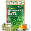 TOG999, Premium Oregano Herbal Tea with Jasmine-Like Notes – 60 Tea Bags | Blend of Oregano, Thyme & Lemongrass | Caffeine-Free, Natural Flavor, Premium Quality Herbal Infusion