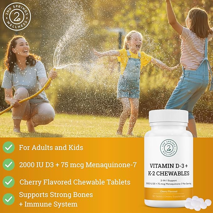 Adaptogen Complex & Vitamin D3+K2 Chewables Bundle
