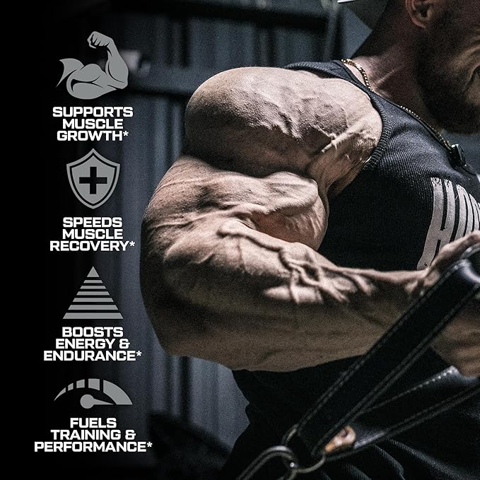 HOSSTILE CDX Cluster Dextrin Powder - Highly Branched Cyclic Dextrin HBCD Carb Powder, Carb Supplement for Intra Workout Carbs & Post Workout, Lemon Lime, 40 Servings