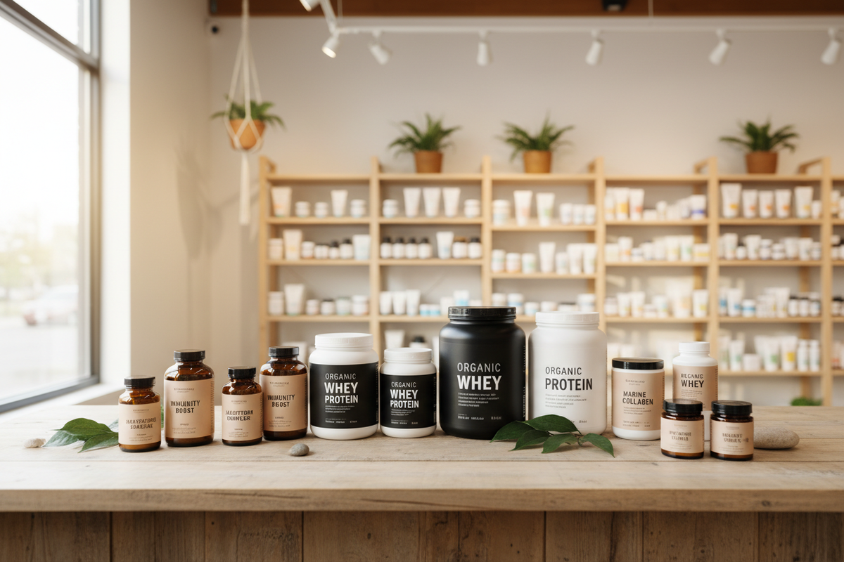At Health Harvest – Health Supplement Stores, every product is selected to help you nourish your body, support your goals, and grow a healthier life with confidence. (make it real photo)